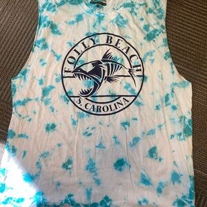 Folly Beach Tie-Dye Tank Top - Size: XXL
